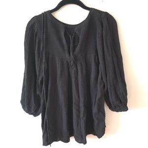 Maternity blouse, long sleeve